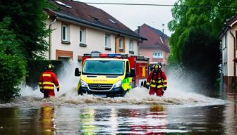 Starkregen führt in Baden-Württemberg zu Überschwemmungen und vollgelaufenen Kellern